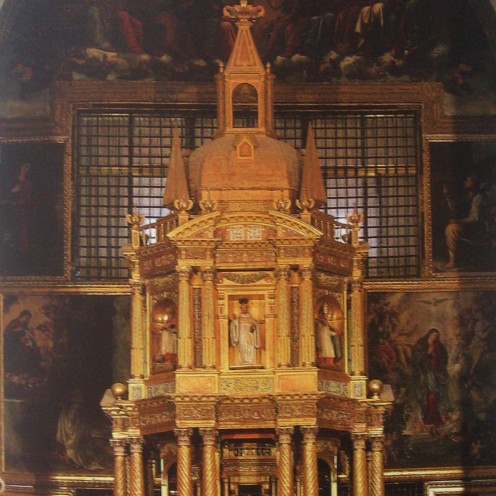 Fco. Bautista. detalle del Altar-Baldaquino de las Bernardas
