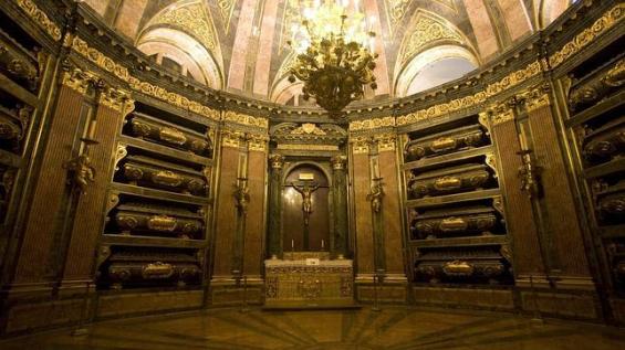 Interior del Pantón de Reyes. El Escorial. Giovanni Battista Crescenzi (idea y supervisión)