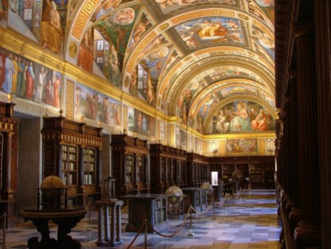 Pelegrino Tibaldi. Pinturas de la biblioteca de El Escorial. Vista general. Foto: Patrimonio Nacional