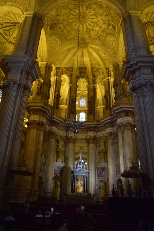 Altar mayor de la Catedral de Málaga.