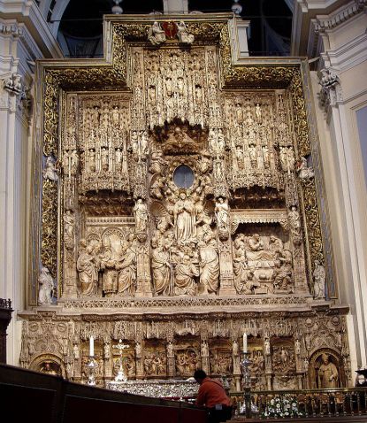 Damián Forment. Retablo de la Asunción de la Virgen. Basílica de el Pilar. Foto: wikipedia.