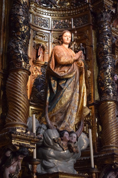 Domingo Giscardi. Inmaculada Concepción. s. XVIII. Retablo de la Iglesia de Santa Cruz. Cádiz. Foto: @Cipripedia