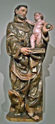 Juan de Juni. San Antonio de Padua. Museo Nacional de Escultura de Valladolid. foto: wiki commons